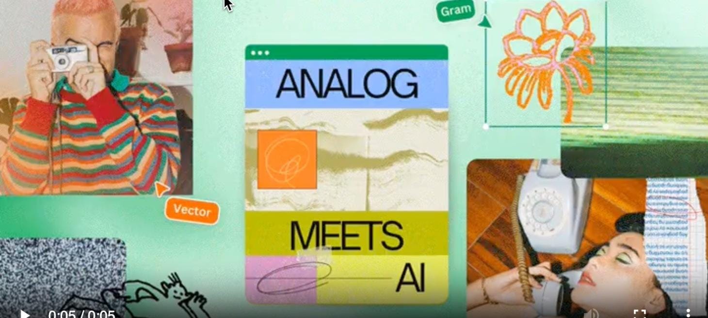 Canva predicts design will lean even more into analog aesthetics in 2025
