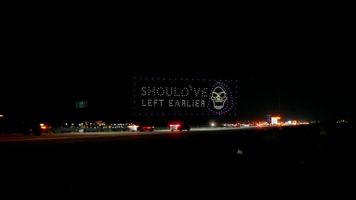 Skeletor Trolls Traffic While Drone Swarms Reshape Warfare