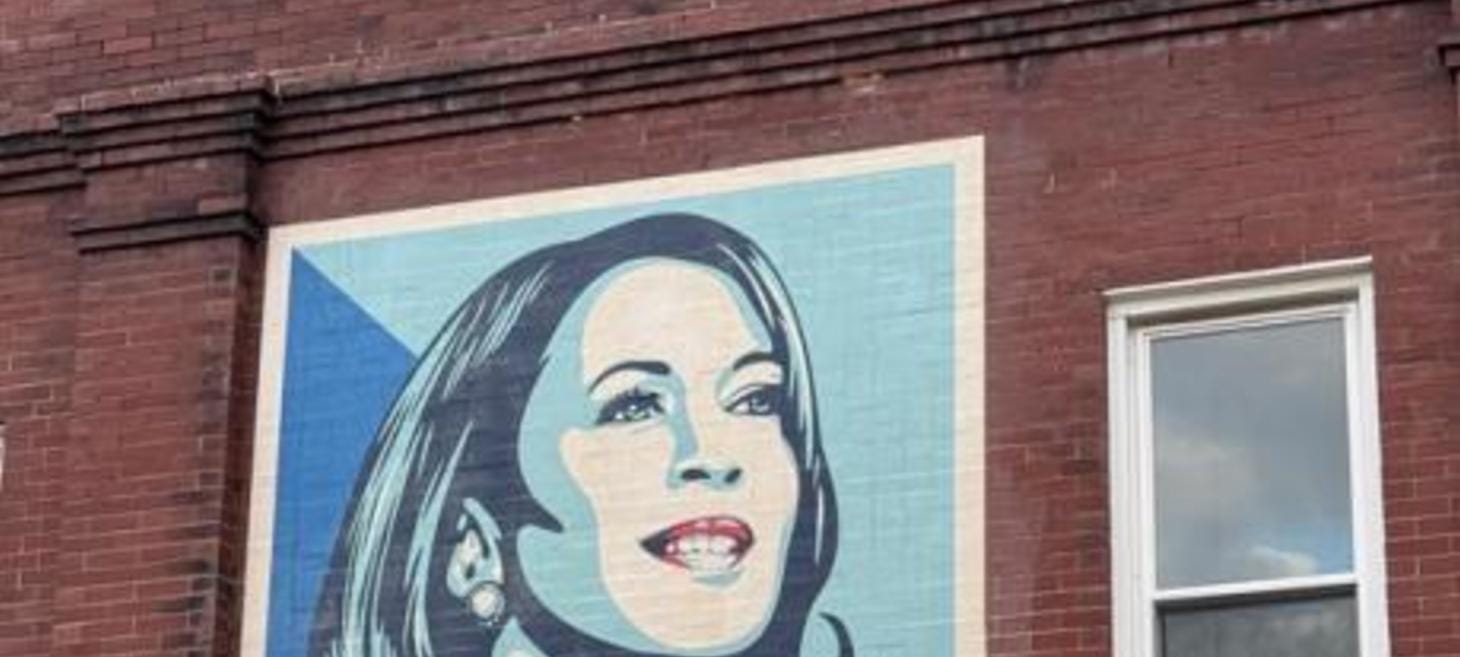 Shepard Fairey Murals of Kamala Harris Go up In Battleground States