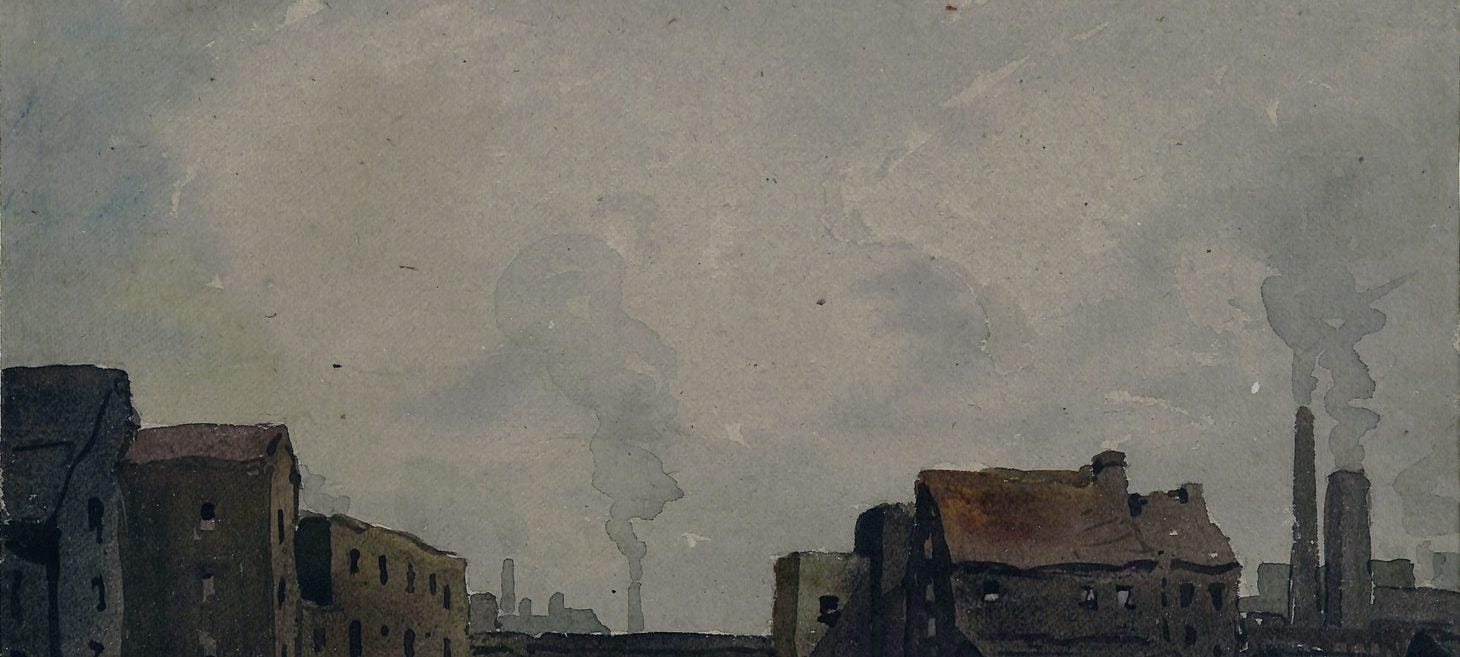 Watercolours of Industrial Landscapes – Grey, Grimy but Gorgeous