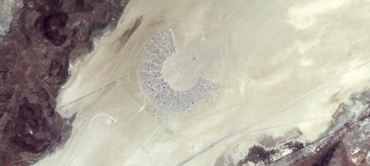 This Is What Burning Man Looks Like From Space