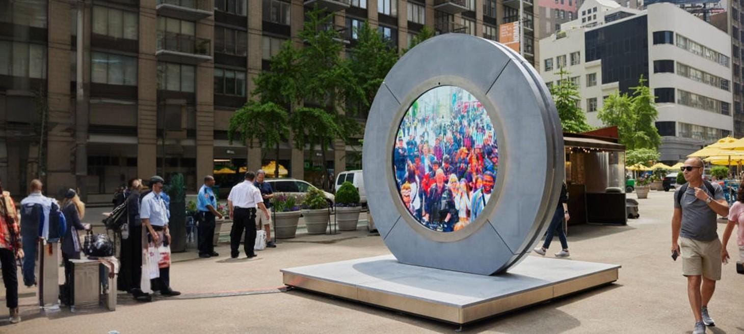 New 'Portal' Sculpture to Provide Real-Time Live Stream Between New York City and Dublin