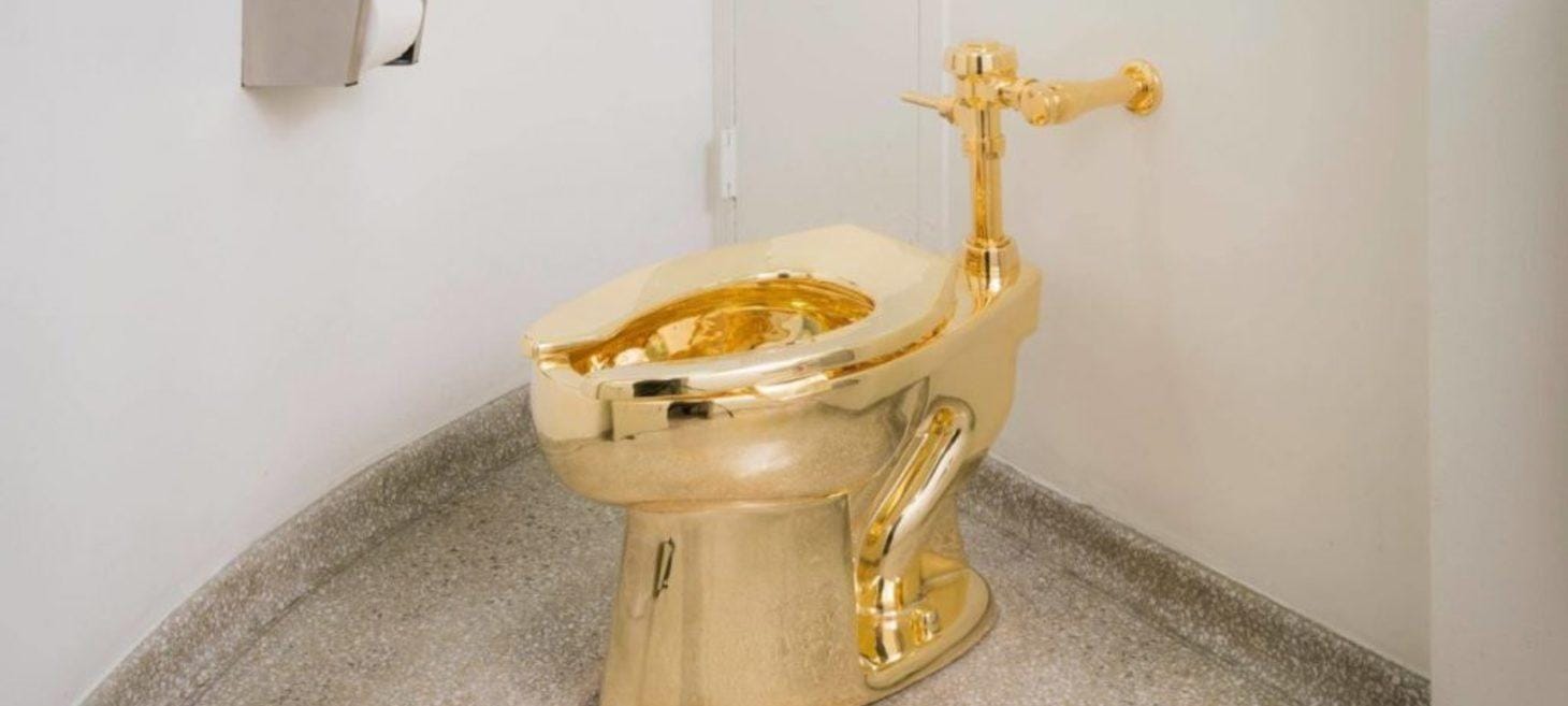 Move over, Banana: Maurizio Cattelan's Golden Toilet Is Coming to Auction