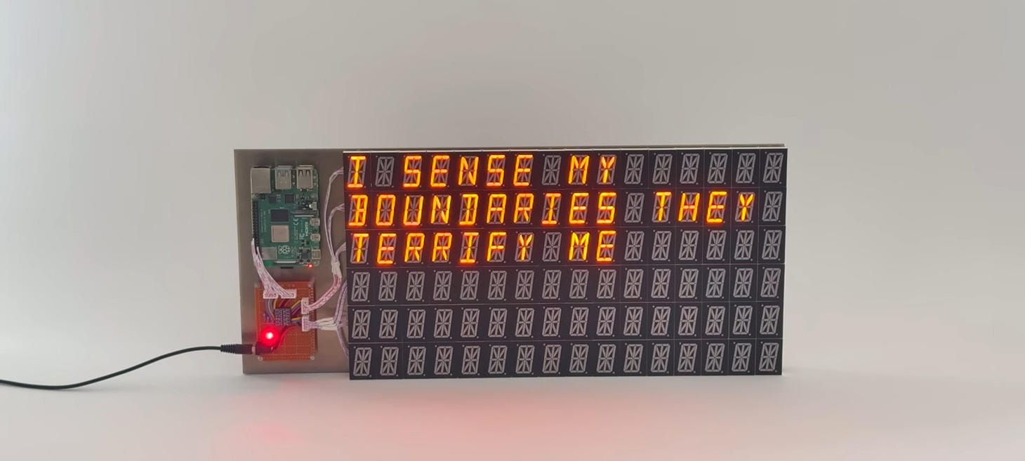 AI Art Installation Swaps Diffusion for Reflection