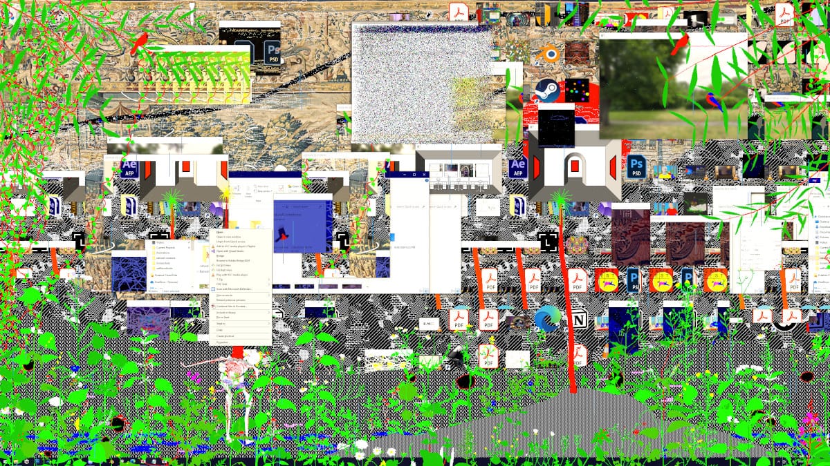 When Malware Grows a Garden and Tells You to Go Outside